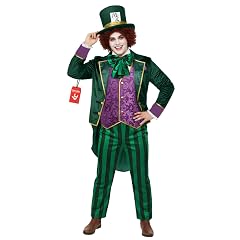 Morph Crazy Tea Party Master Costume For Men Adult Story Book Character Costumes Halloween Costumes For Men
