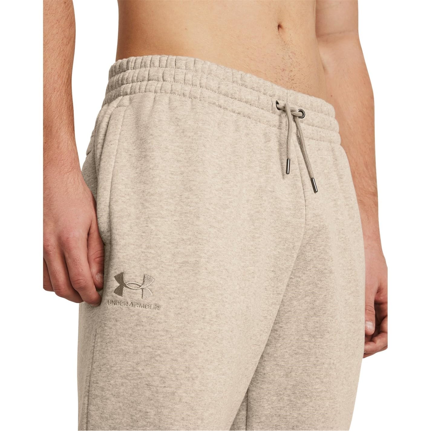 Under Armour - Men's UA Essential Fleece Joggers, Bottoms in Pile Uomo