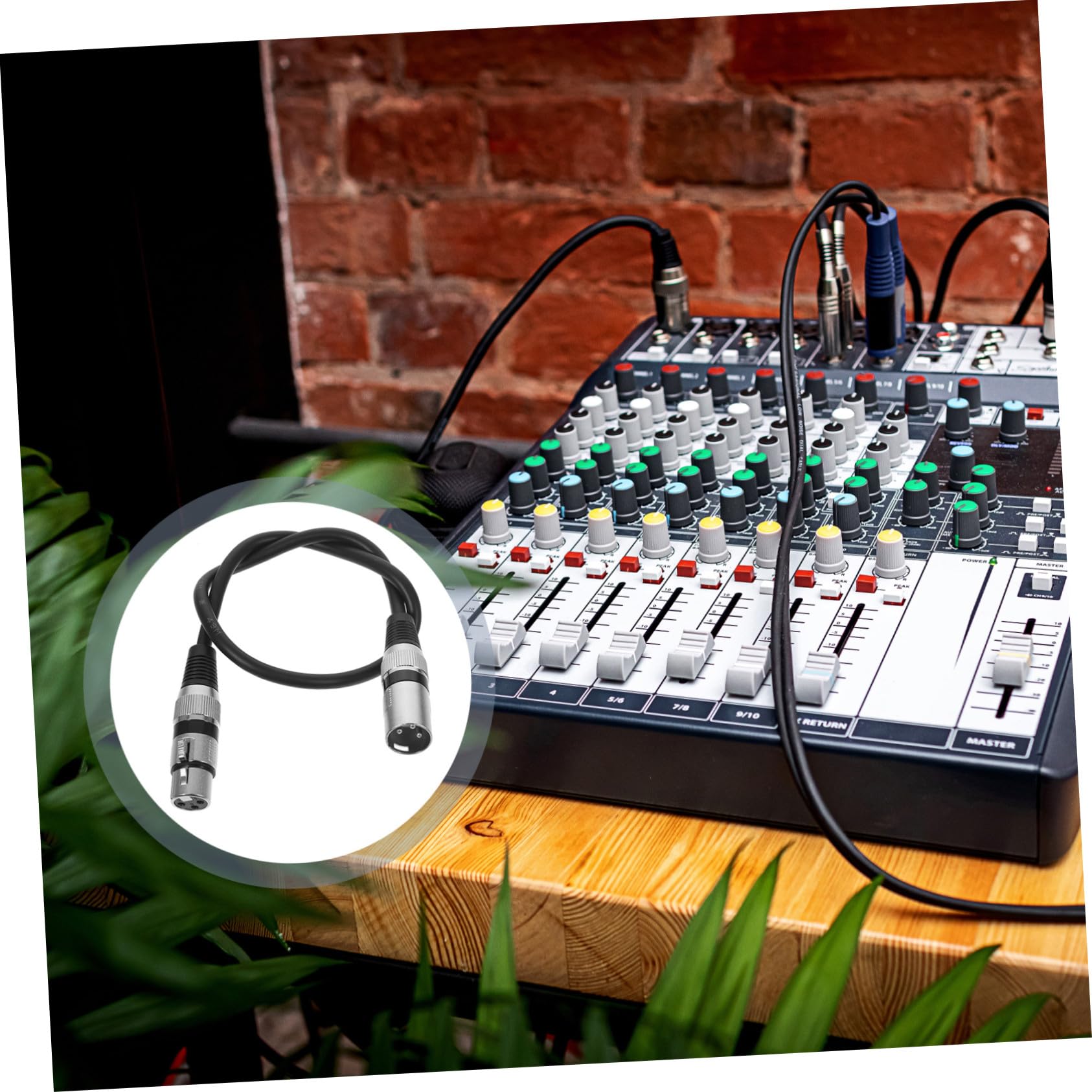 Set 6 Cavi Microfono Xlr Maschio-femmina 3 Pin in Rame senza Ossigeno, Trasmissione Efficiente e Resistente per Sistemi Audio Ktv Lunghezza 0,5m