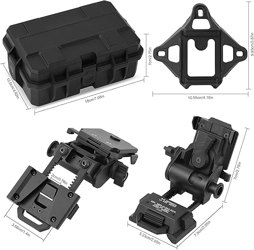 Miniatura 3 de Gexmil PVS 1518 Gafas de visión nocturna montaje L4 G24 NVG Mount con 3 agujeros esqueleto NVG Mount Shroud