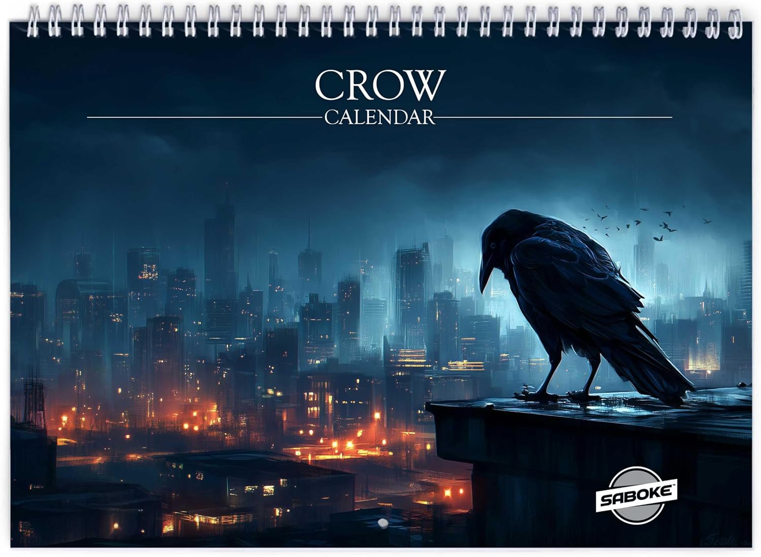 Crow 2026 Wall Calendar
