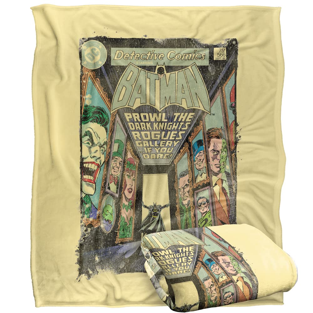 BATMAN Rogues Gallery Cover Officially Licensed Silky Touch Super Soft Throw Blanket 152 x 127 cm