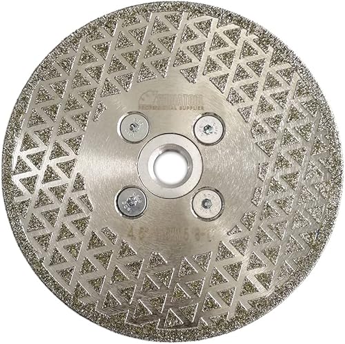 SHDIATOOL Disco de pulido de diamante para muela de corte de diamante de mármol de granito hoja de sierra con eje de 58 pulgadas-11 de 4.5 pulgadas