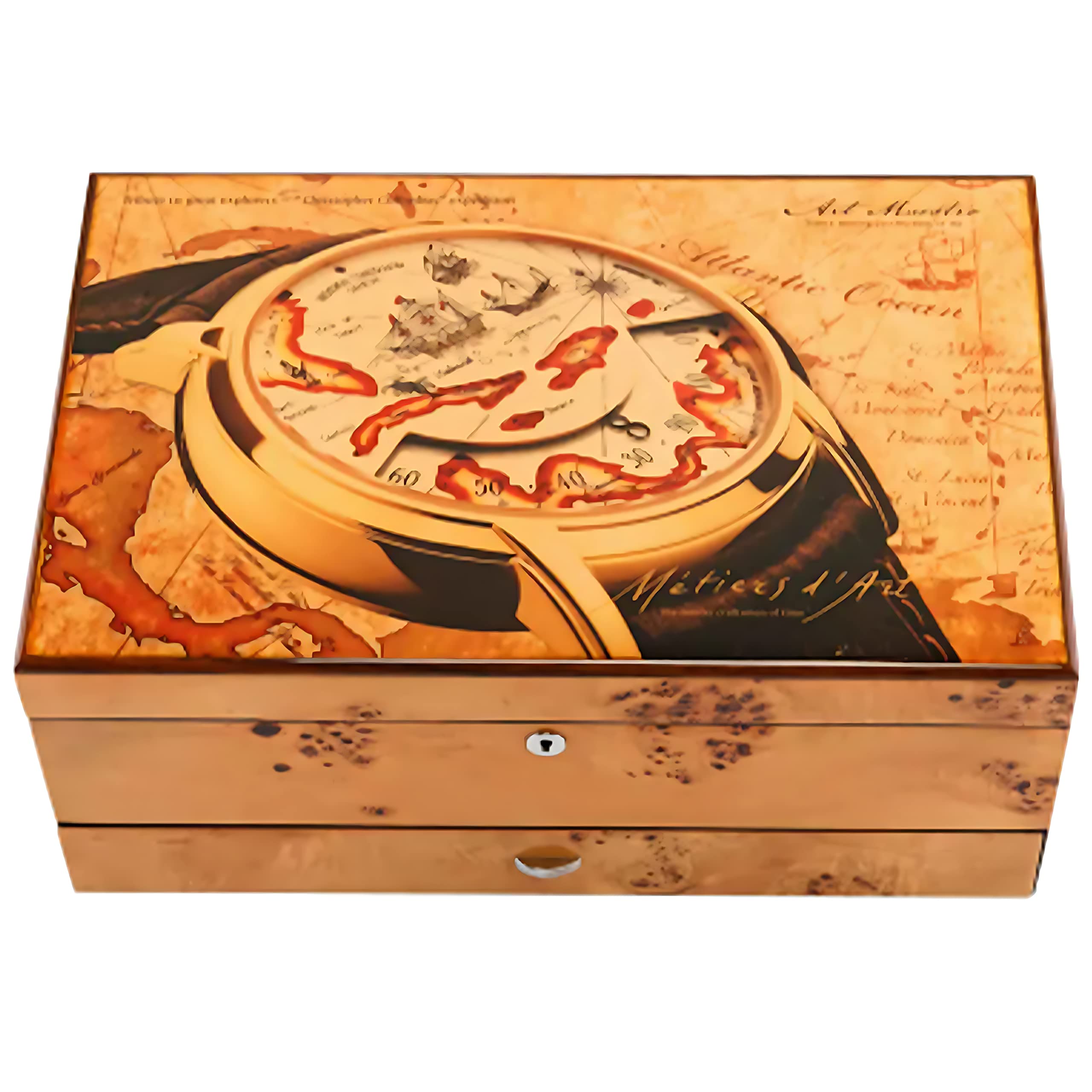 Jewelry Box Multi-layer Drawer Pure Log Watch Box Suitable for Display Of Rings Earrings Necklaces Bracelets Jewelry Box