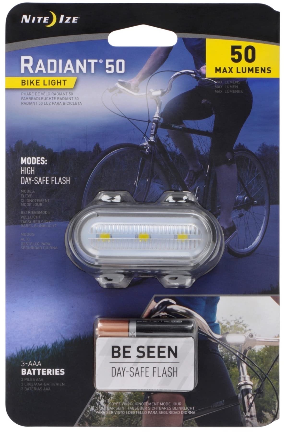 Radiant 50 Bike Light, White, One Size
