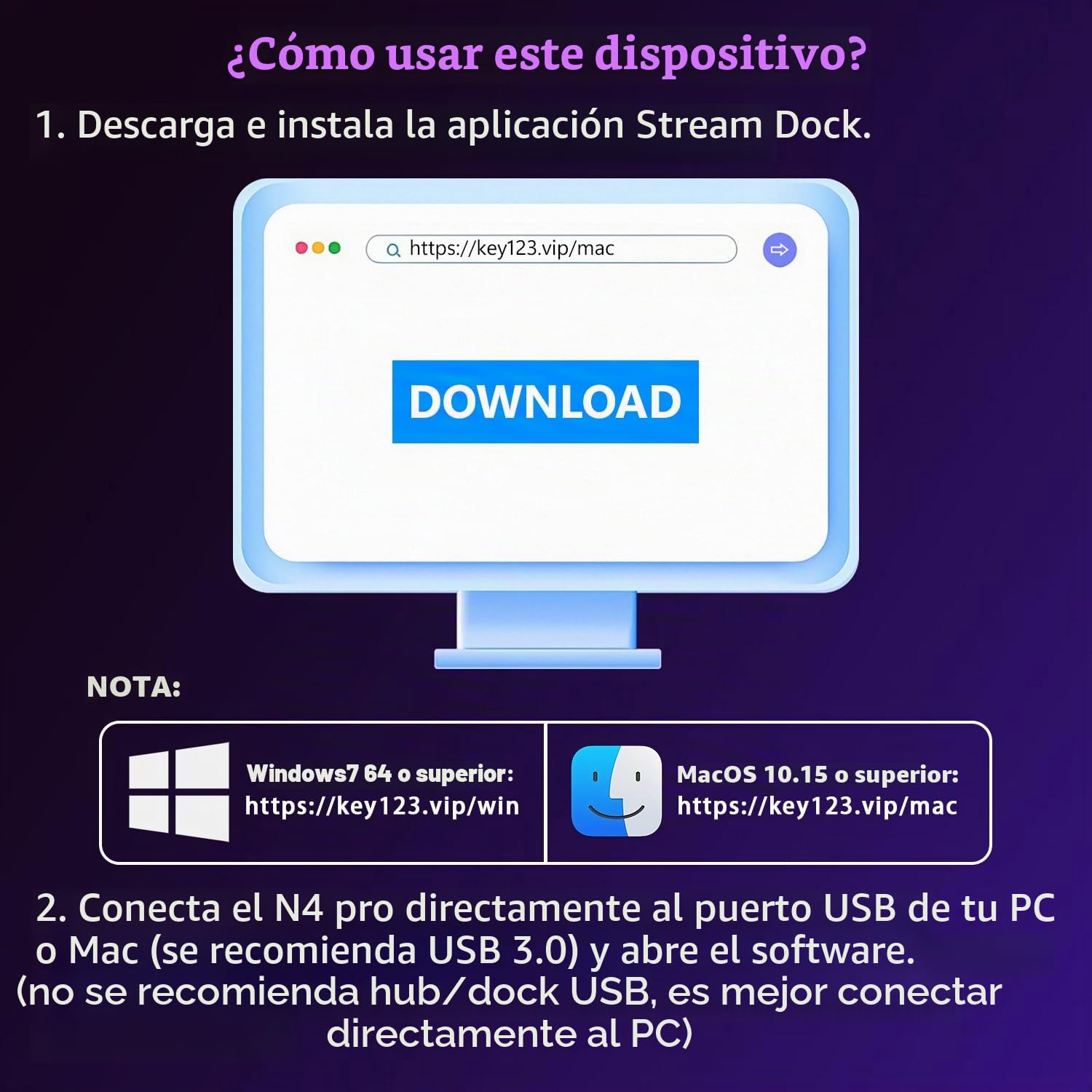 Sehawei Stream Controller Deck,Controlador de estudio, funciona en Mac y PC | 10 teclas macro,4 Customized knobs,Touch screen,activa acciones en apps y software como OBS, Twitch, YouTube y otros