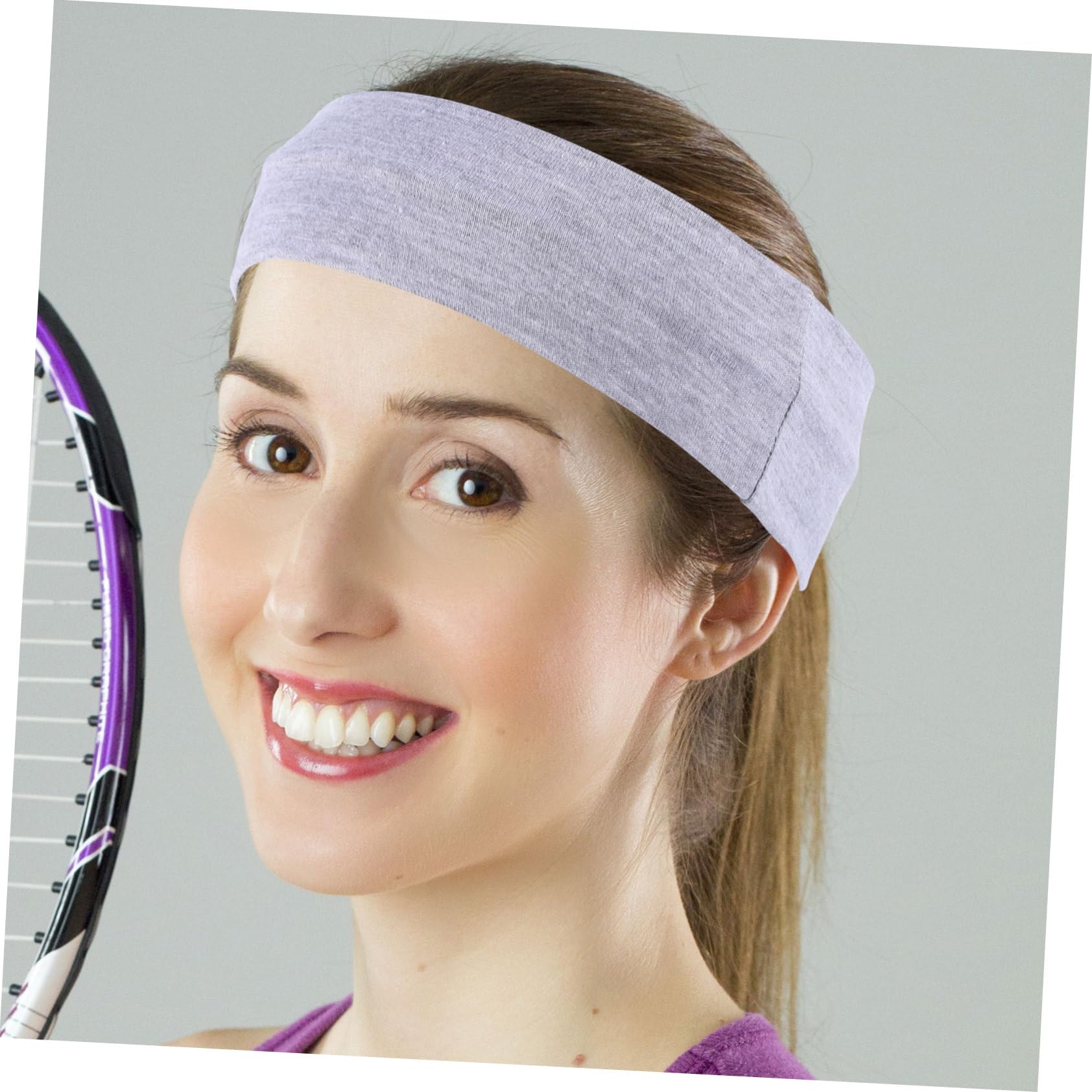 CALLARON Fasce Elastiche per Capelli da Donna, 16 Pezzi, Fascia Larga in Poliestere e Spandex, Comode per Allenamento, Corsa e Yoga
