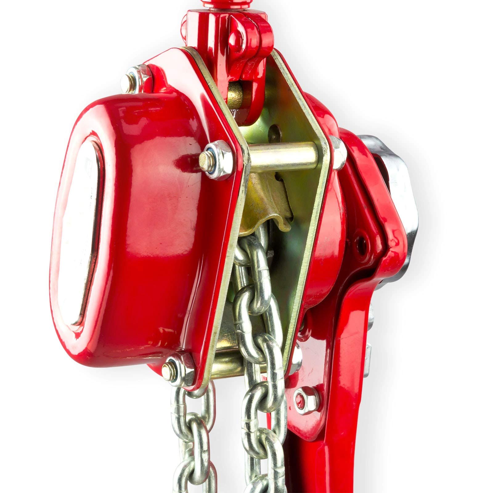 DEMA Hebezug 15 t – Hebelzug, Hebekette, Flaschenzug, Kettenzug, Ratschenzug – robust, langlebig, kraftvoll – Handhebelzug, Handkettenzug – für Werkstatt, Bau, Landwirtschaft, Werkstoffe, Lasten