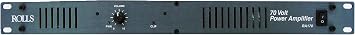 Rolls RA170 70-Volt/70 Watt Power Amplifier,Black