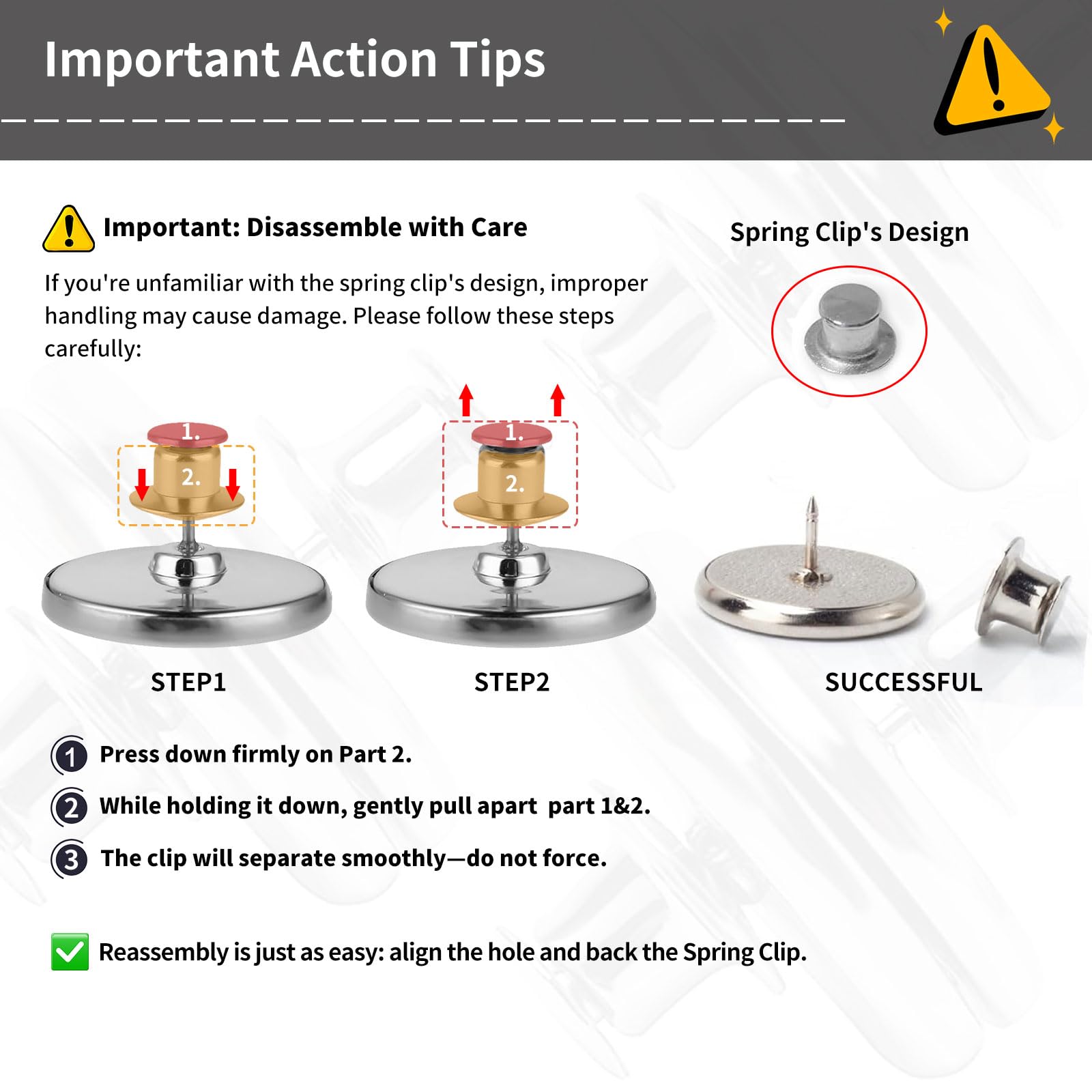 Shower Curtain Magnets - Keep Curtain Closed -2