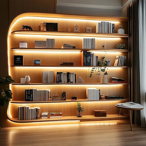 Miniatura 38 de Tira de luces LED cortas de 5 V USB LED, iluminación para gabinete, tira de luz LED COB de 3000 K, blanco cálido, no regulable, luces LED pequeñas