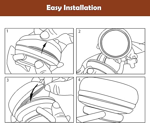 Miniatura 4 de Almohadillas profesionales de repuesto para auriculares compatibles con House of Marley Positive Vibration 2