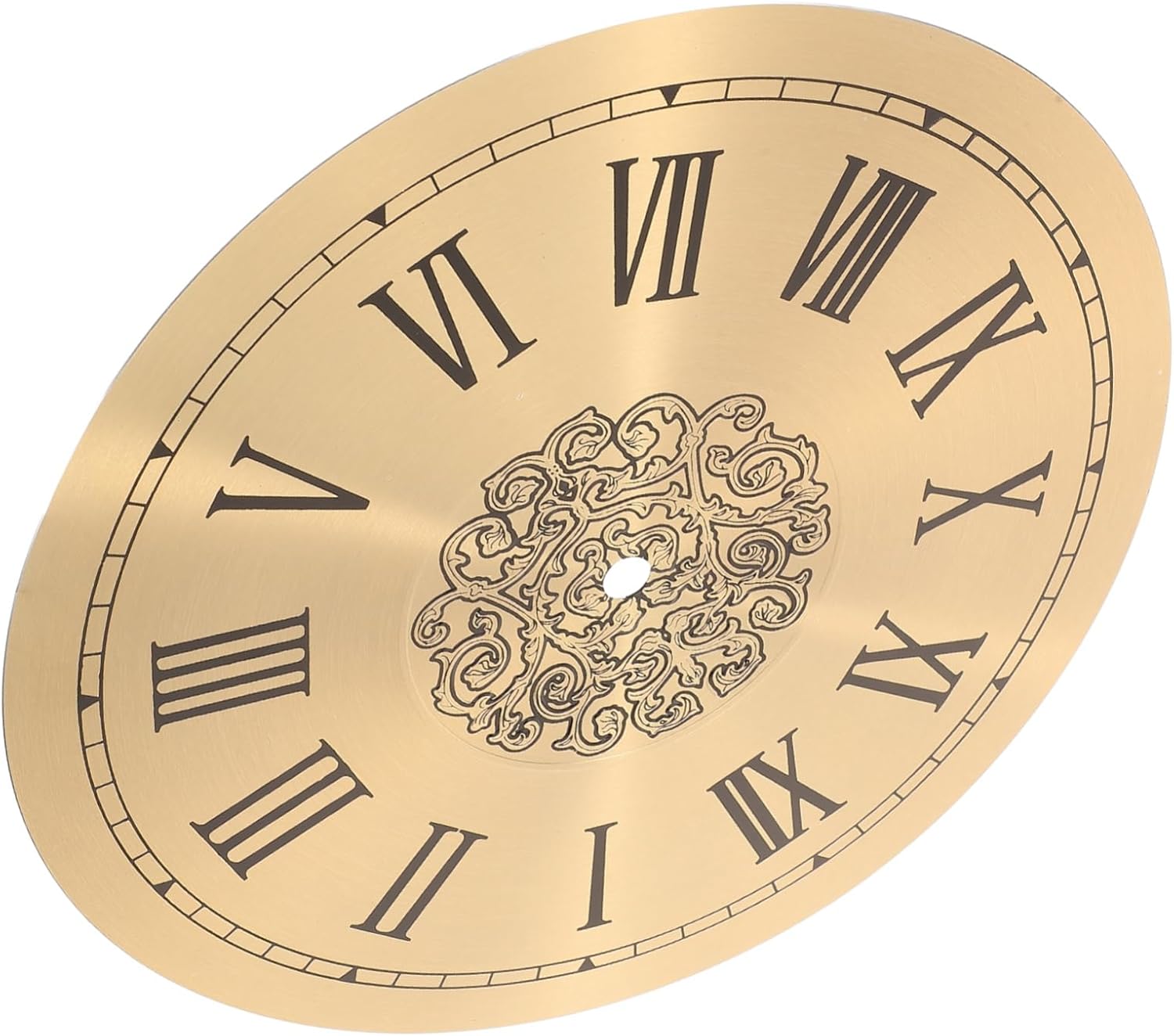 HOMSFOU Aluminium Clock Face 10.24 Inch Round Clock for DIY Building Replacement Part for Wall Clock Accessories Crafts Weatherproof