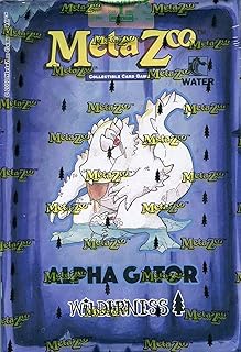 MetaZoo Trading Card Game Cryptid Nation Base Set Alpha Gator Wilderness Theme Deck [1st Edition]