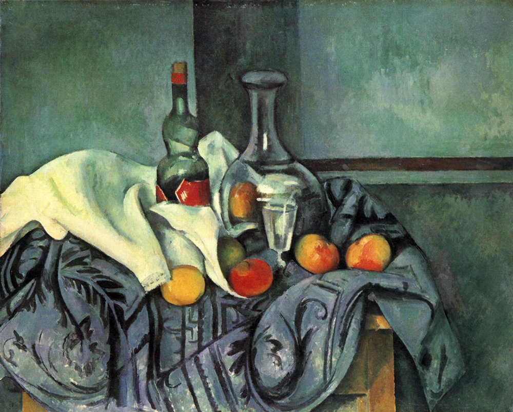 Paul Cezanne Still Life Blue tirage dart qualite archive papier mat