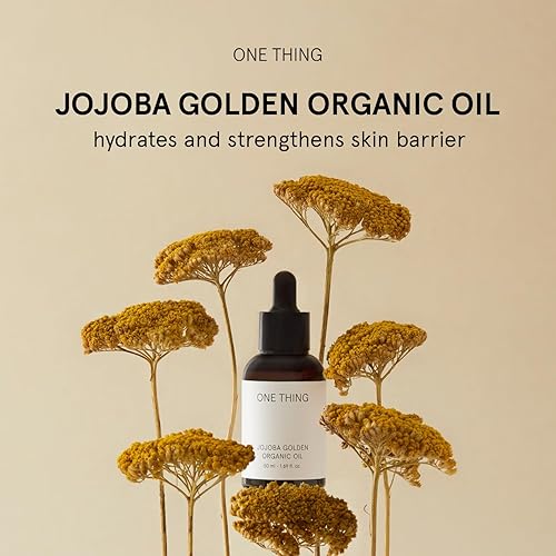 Miniatura 2 de ONE THING Aceite orgánico dorado de Jojoba de 1.69 onzas líquidas  Aceite natural hidratante para rostro, cuerpo, cabello, uñas, piel áspera seca