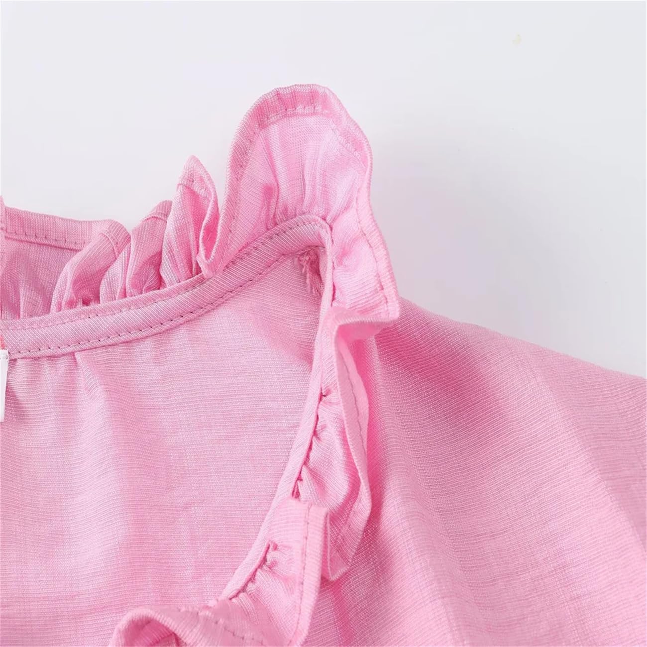 Camisa de manga larga con cuello en V para mujer, estilo francés, informal, holgada, con decoración en capas