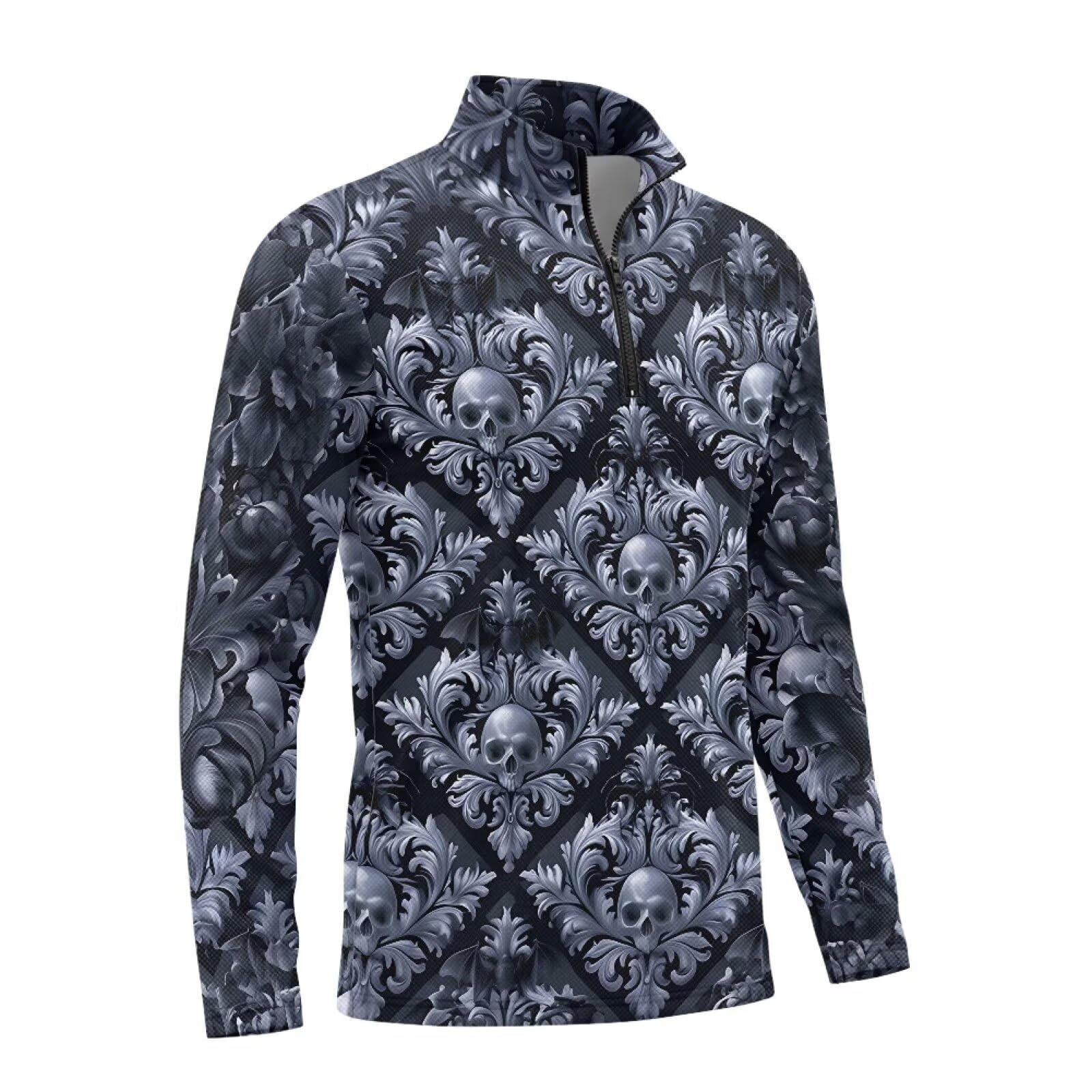 Polo da uomo a maniche lunghe raglan ad asciugatura rapida