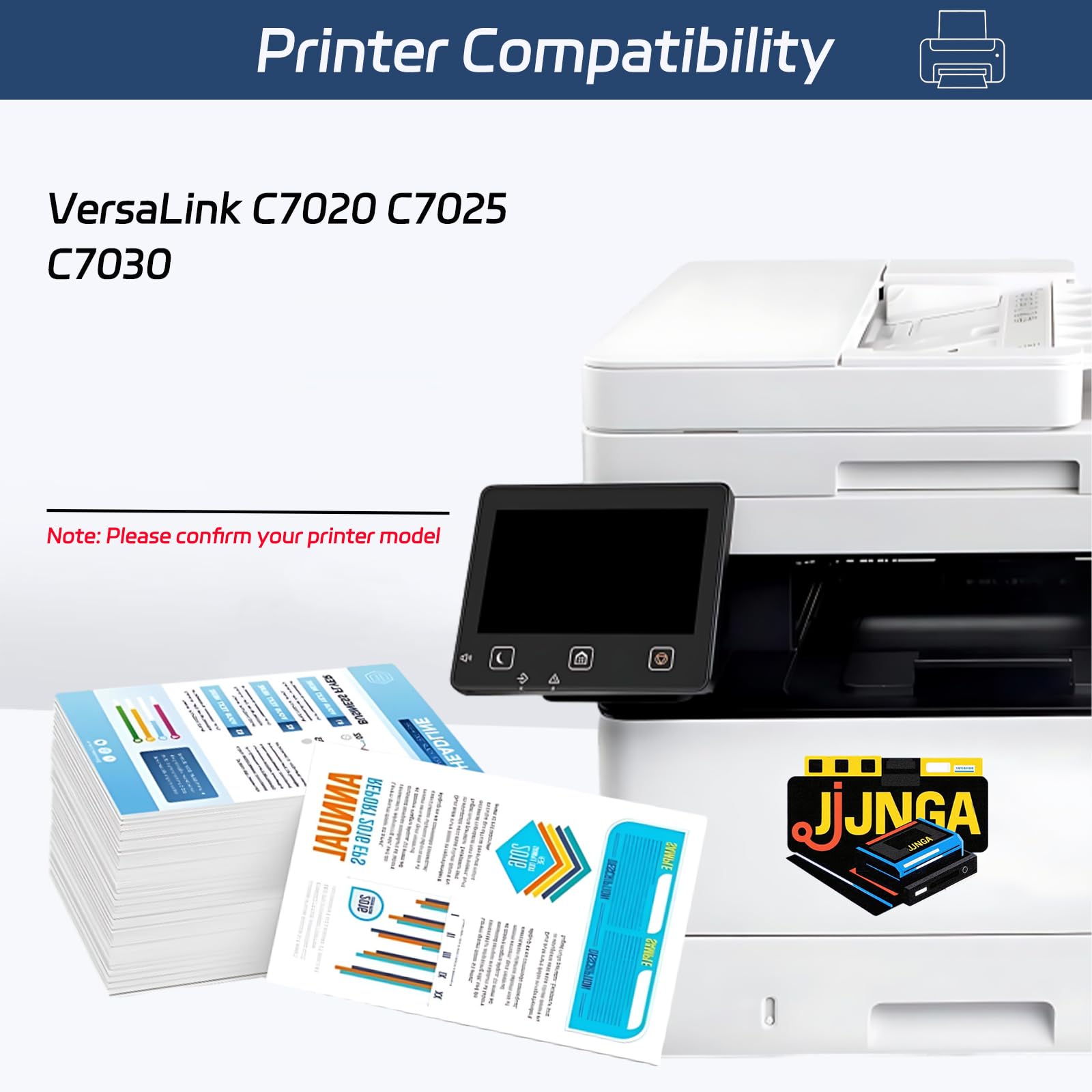 Work for Xerox VersaLink C7020 C7025 C7030 Printers, Replacement for Xerox 115R00114(110V) Fuser Unit, Capacity of 200000 Pages (3 Pack Black)