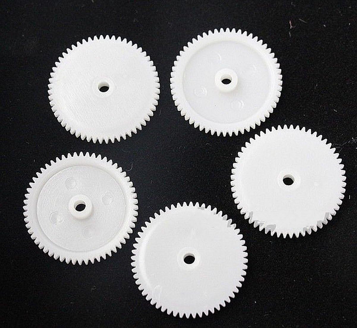 Plastic Gear Kit,DIY Parts Accessories (5 x Gears + 5 x Rack Rod)