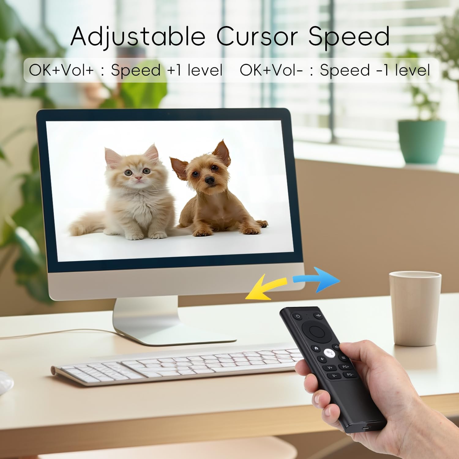 iPazzPort mini Bluetooth Keyboard and air Mouse, Multifunctional 3-in-1 2.4Ghz* Bluetooth with Remote Control for PC,Laptop,HTPC,Windows,Portable and Rechargeable, Aluminum Alloy case