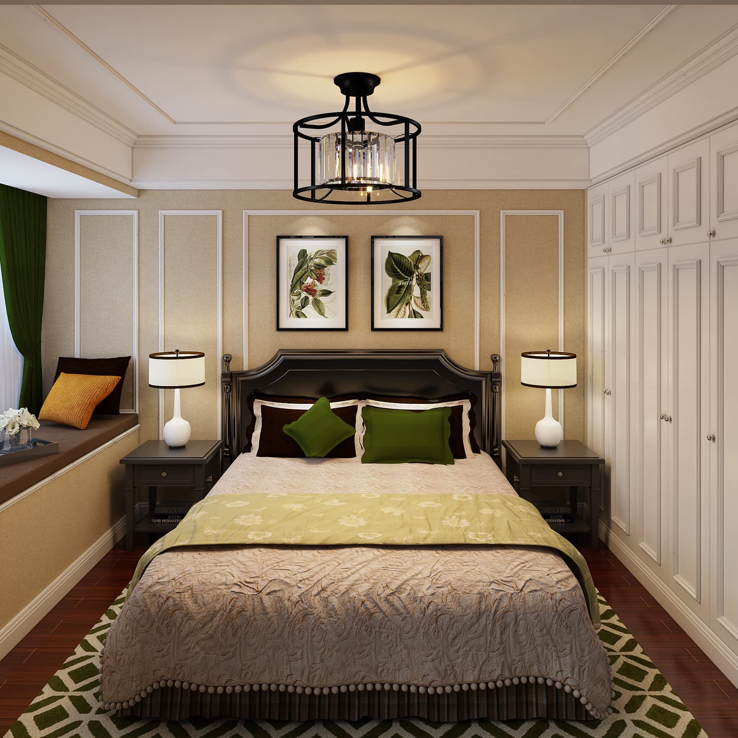 baunoisk Pendant Light Light Fixtures for Ceiling Kitchen Island Lighting Chandeliers for Entryway Bedroom Living Room