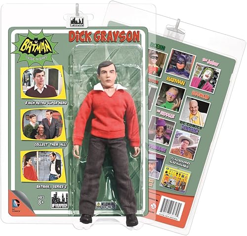 Batman Classic TV Series - Figuras de acción de 8 pulgadas Serie 2 Dick Grayson