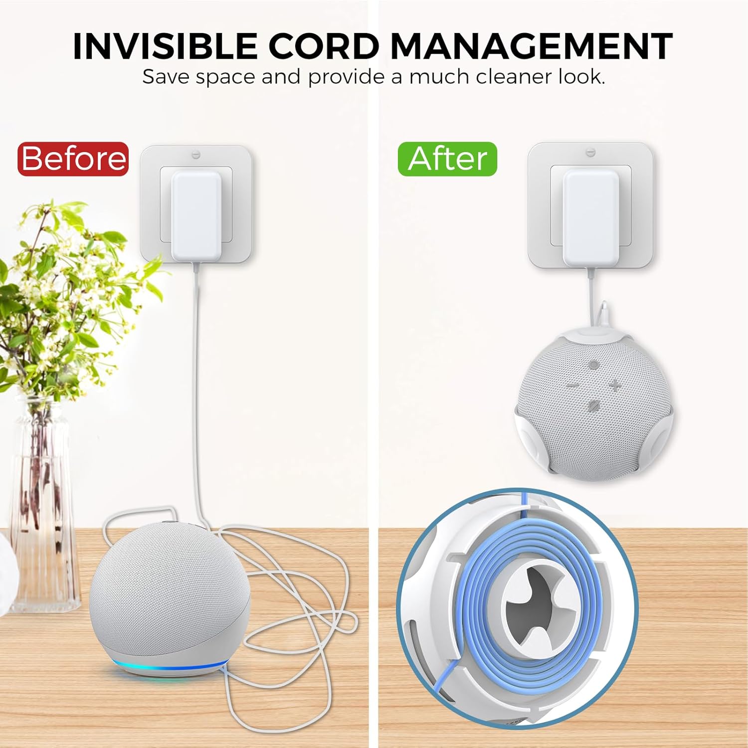 Elevate Your Echo Dot: The Must-Have Wall Mount for Space Savvy Homes!