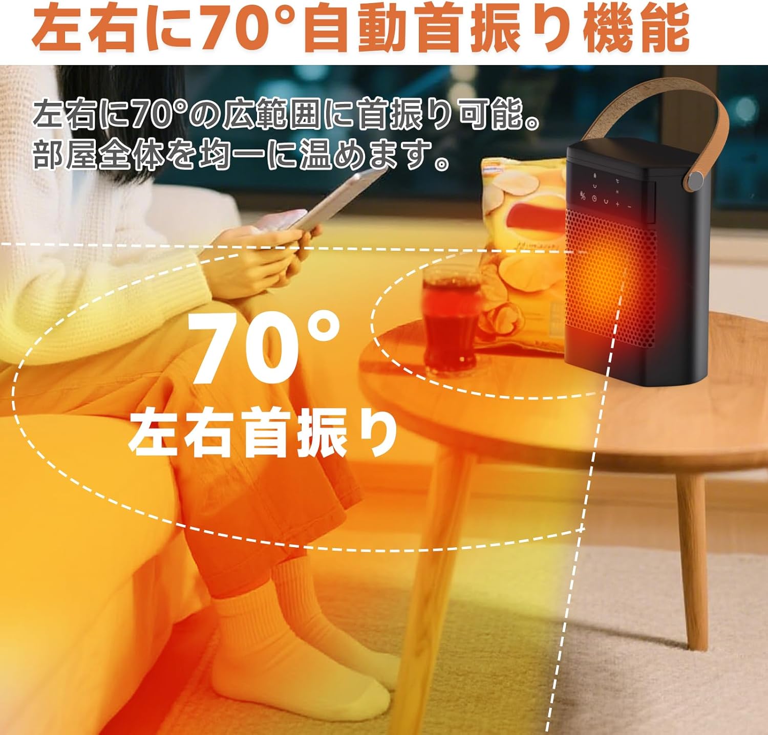 lixinixil セラミックヒーター ミニ セラミックファンヒーター