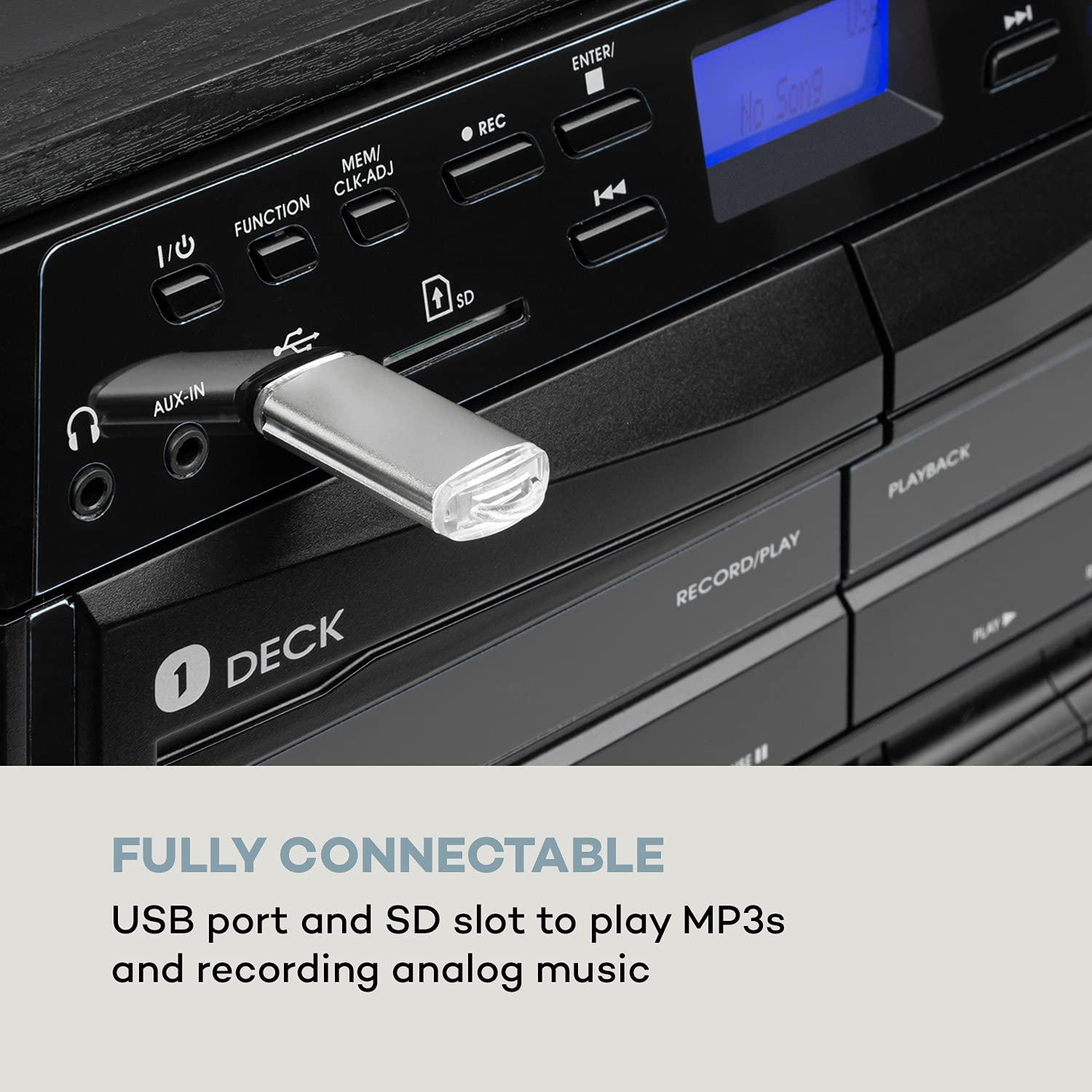 auna 388DAB + Hifi System CD Player, Hifi Compact Stereo Systems