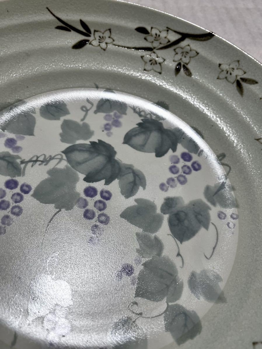 美濃焼　庫山窯　色絵手まり　和皿　５枚セット　盛皿　中皿　金彩　金襴手　正月 美濃焼 庫山窯 色絵手まり 和皿 5枚セット 盛皿 中皿