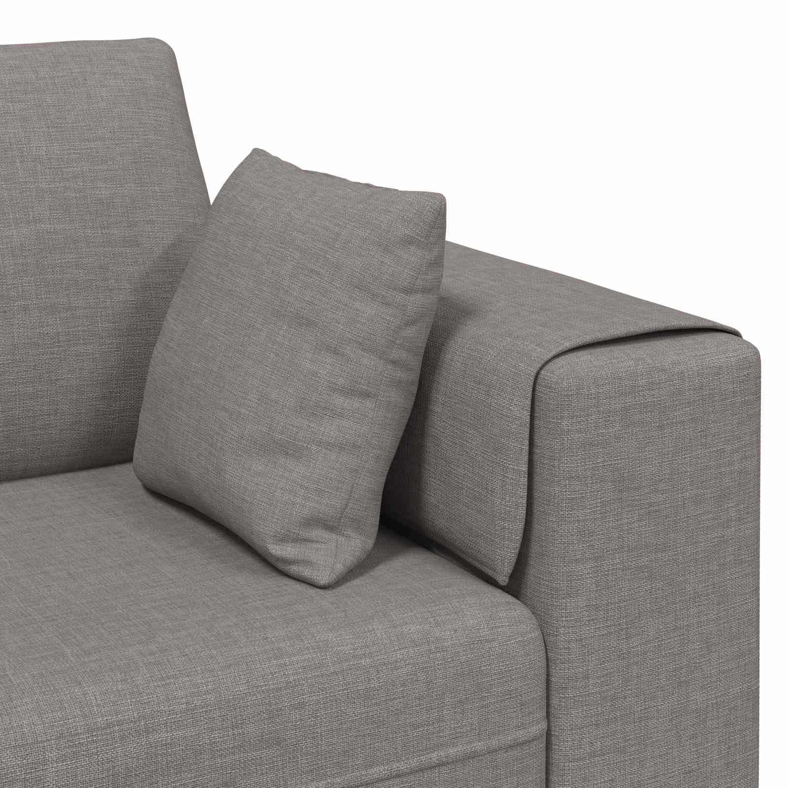 Nowoczesna sofa z kretem, 3 sztuki | Czyste linie, minimalistyczny design, w zestawie poduszka do salonu