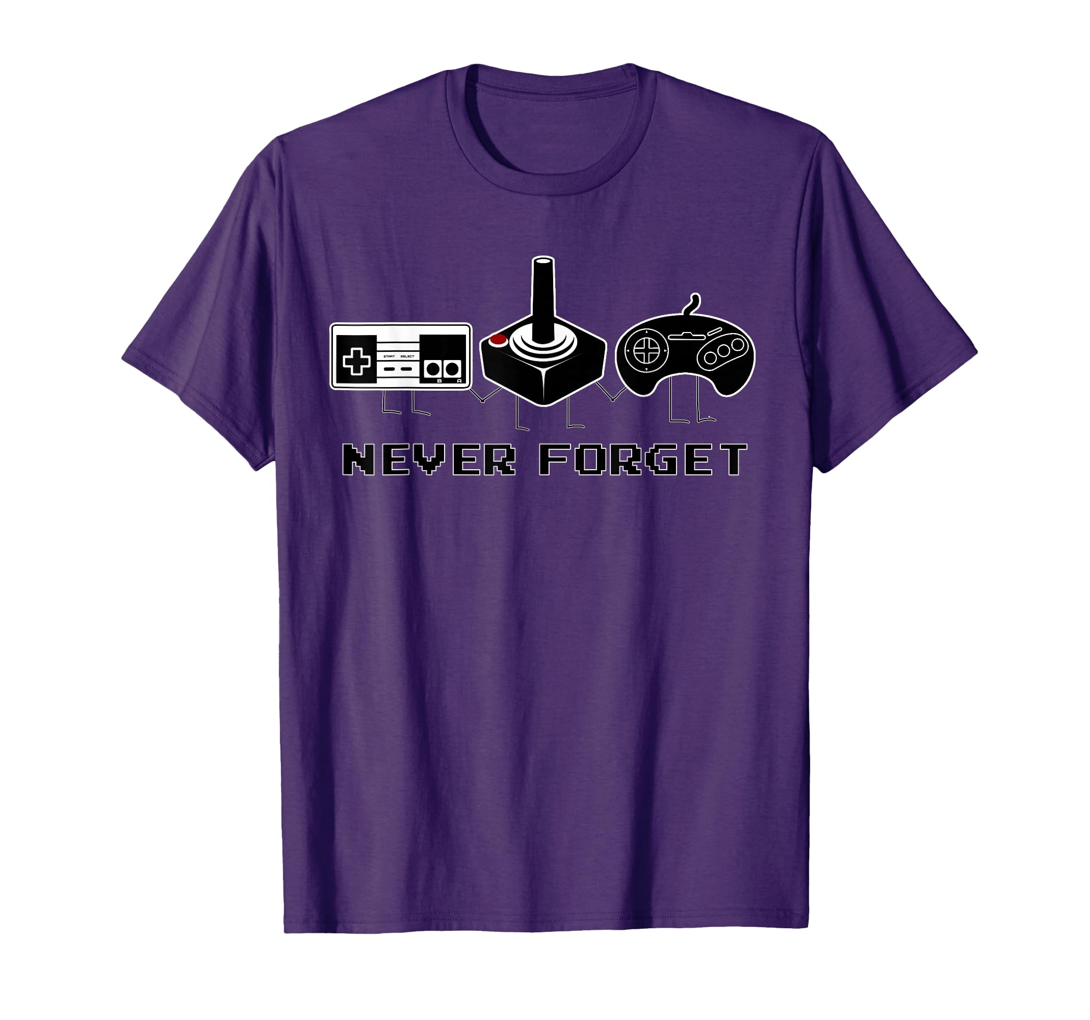 Never Forget Retro Video Games Funny Gamer T-Shirt Gift T-Shirt