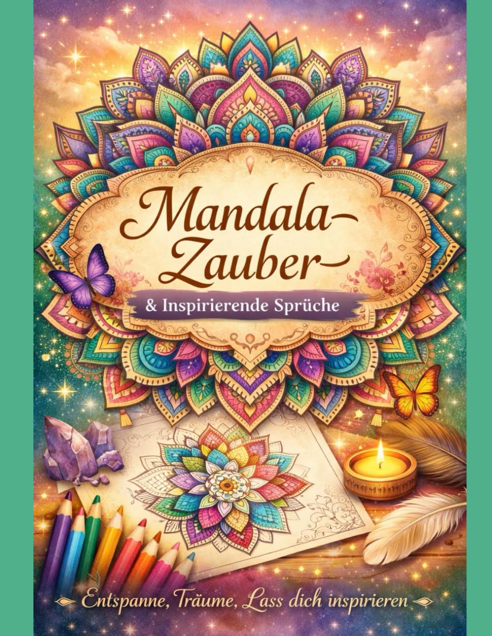 Mandala-Zauber: Ein Buch zum Abschalten, Auftanken und Loslassen.