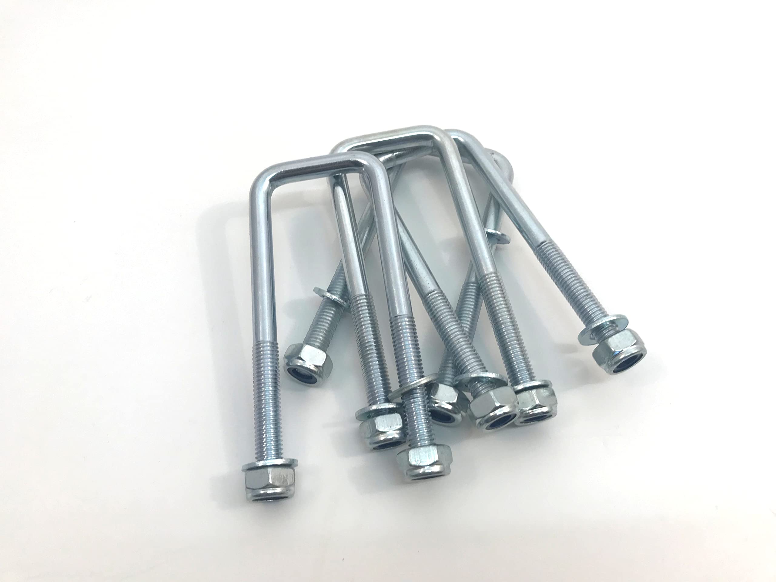 M10 Square Plated U Bolts 40mm Width X 200mm Length - View #3