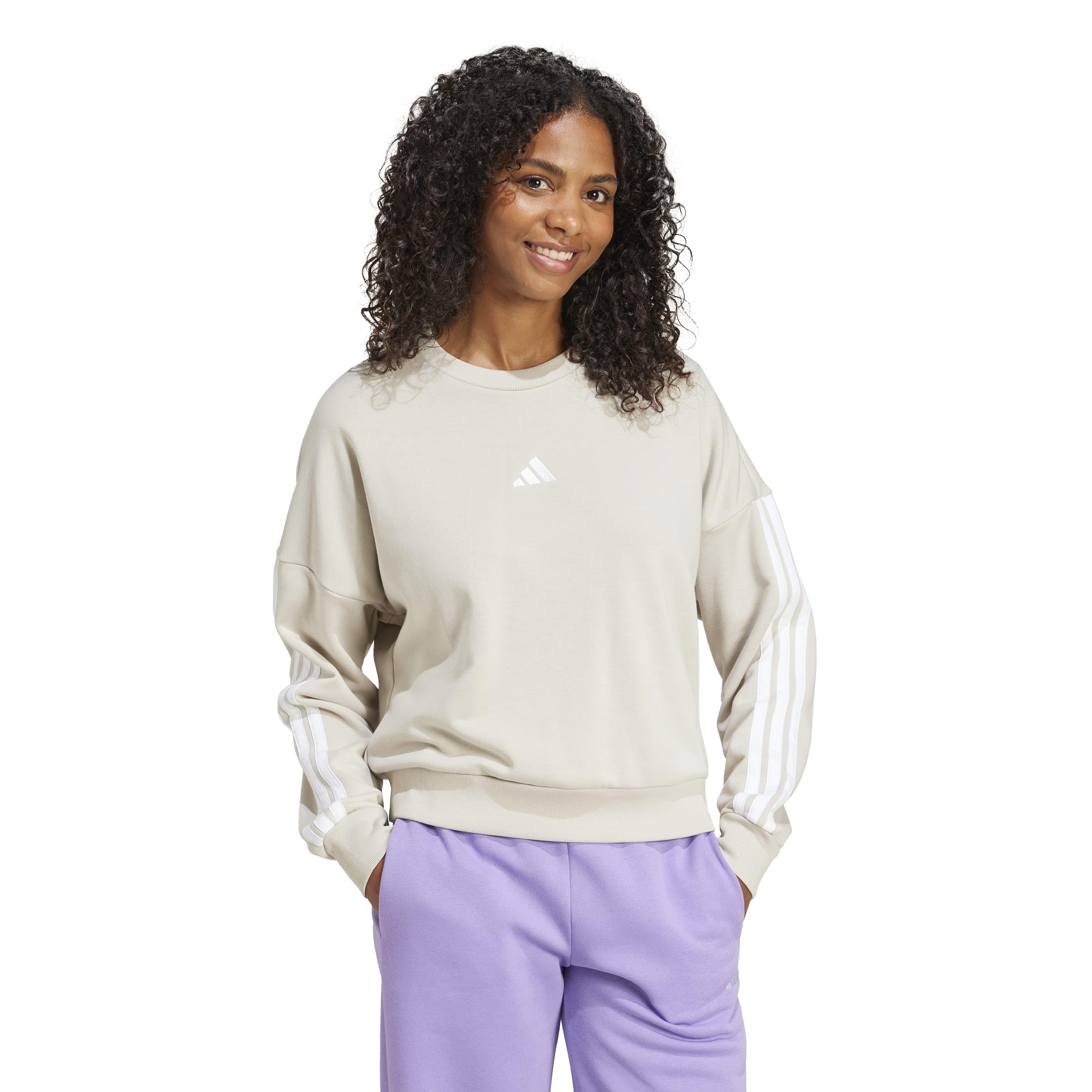 adidas Femme Essentials 3-Stripes French Terry Sweatshirt