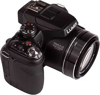 Panasonic Lumix FZ200 Bridge Camera - Black (12MP, 24x Optical