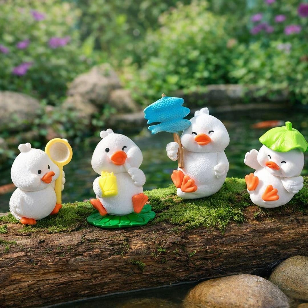 Duck Miniature Figurines - Decorative Showpieces -3