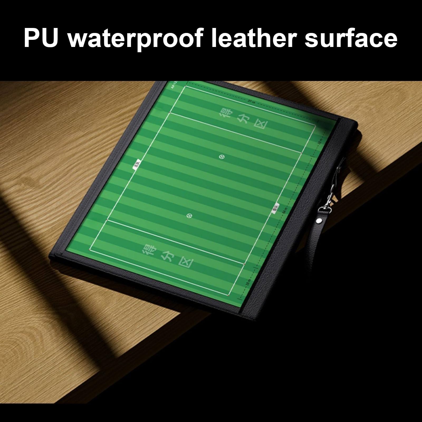 Lavagna Tattica Portatile per Allenatori di Frisbee, Lavagna Frisbee, Materiale Resistente, Elegante e Pratica; Include Cancellino, Pennarello Cancellabile e Pedine Magnetiche