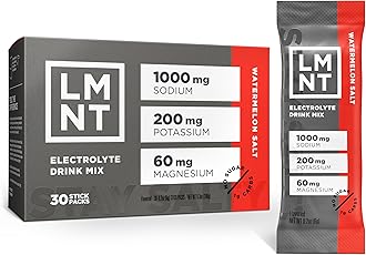 LMNT Zero Sugar Electrolytes - Watermelon Salt | Drink Mix | 30-Count
