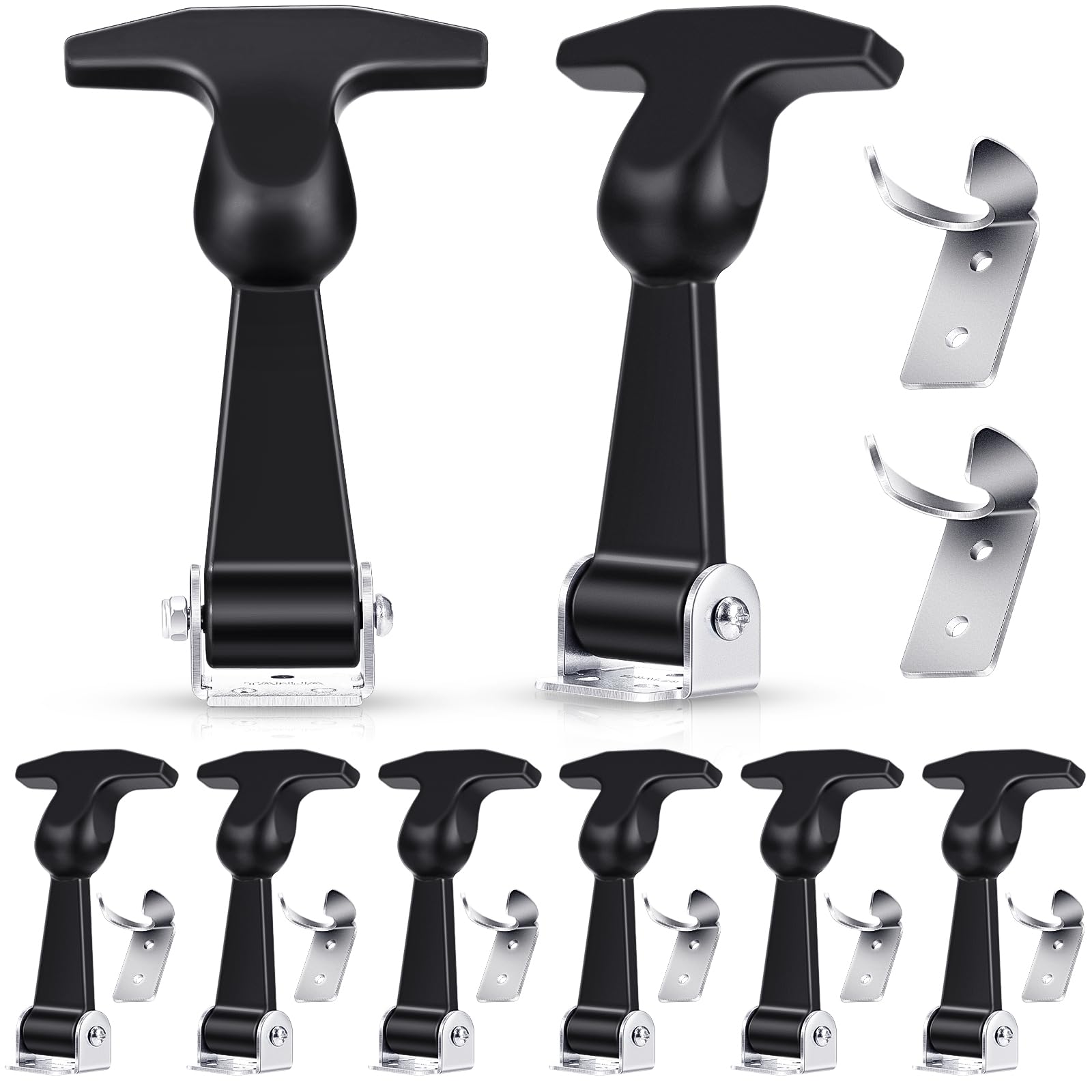 Loquets de capot élastiques de 11,9 cm pour boîte à outils et moteur