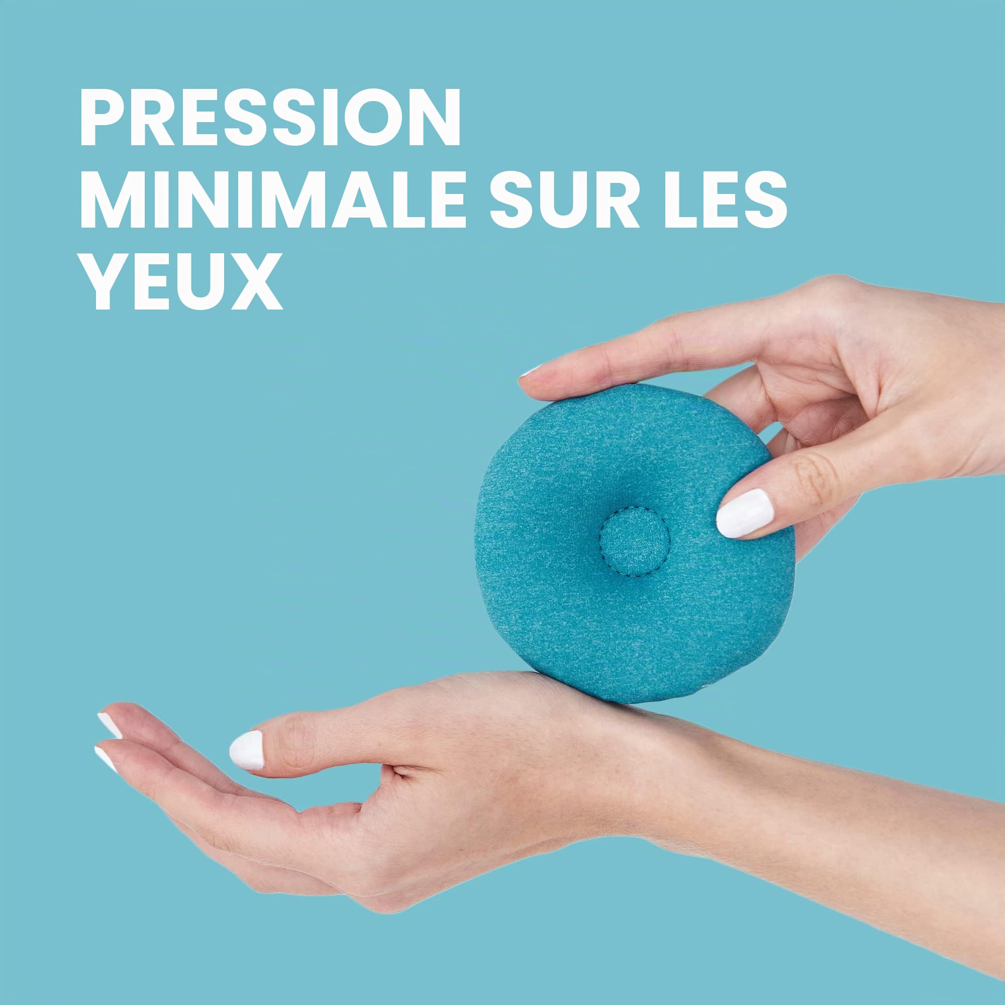 Masque de Sommeil Manta Cool - Masque Rafraîchissant et Occultant, Billes Rafraîchissantes Pour les Maux de Tête, Migraine, Allergies, Yeux Gonflés et pour Soulager les Sinus