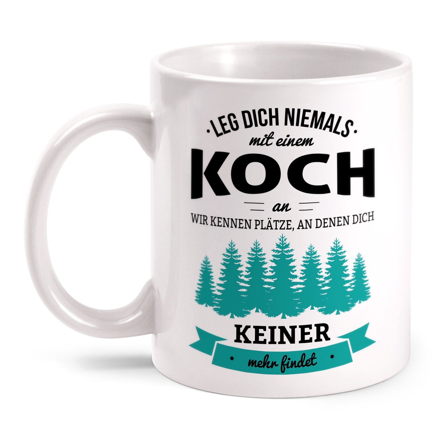 Tasse « Leg Dich Niemals Mit Einem Schweißer An Beidseitig Bedruckt