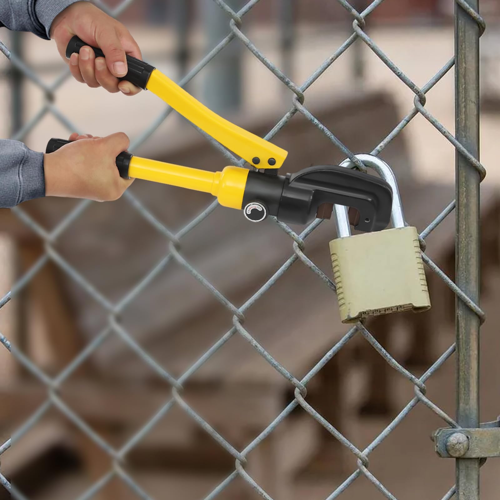 Hydraulic Rebar Bender, Heavy Duty 8-Ton Bolt Cutter, 4 mm - 16mm Cutting Capacity