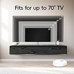 Floating TV Stand, 63in Modern Wall-Mounted Entertainment Center with 3 Flip-Down Cabinet Doors, Minimalist TV Console for Living Room Bedroom Media Room, Black