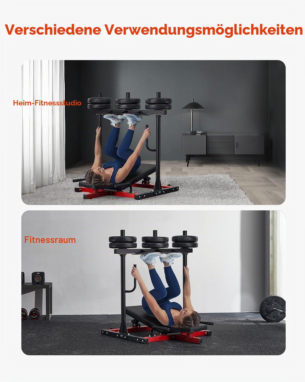 VEVOR Vertikale Beinpresse, spezielles Heim-Fitnessgerät für den Unterkörper, Trainingsgerät aus Karbonstahl, verstellbares Beinkrafttraining für hochintensives Drücken 249,48 kg belastbar