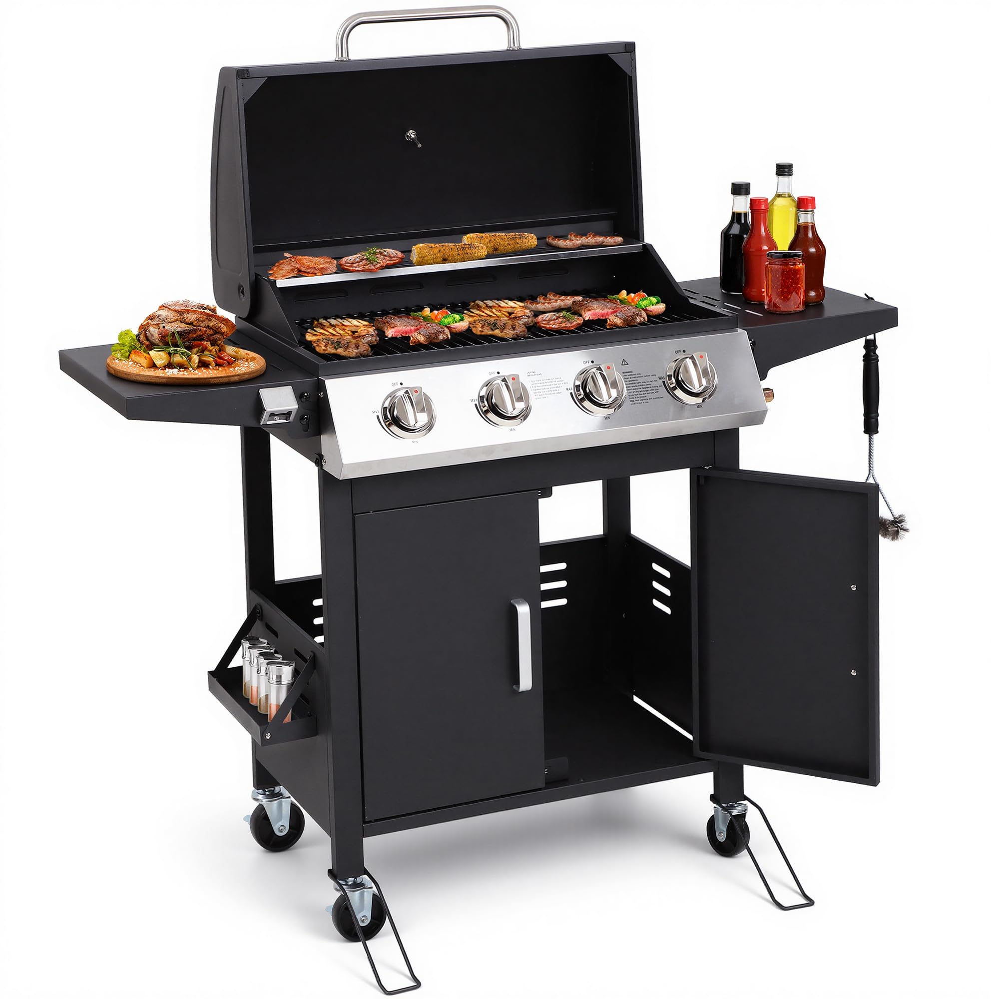 HUGROVE 4-Burner Gas Grill
