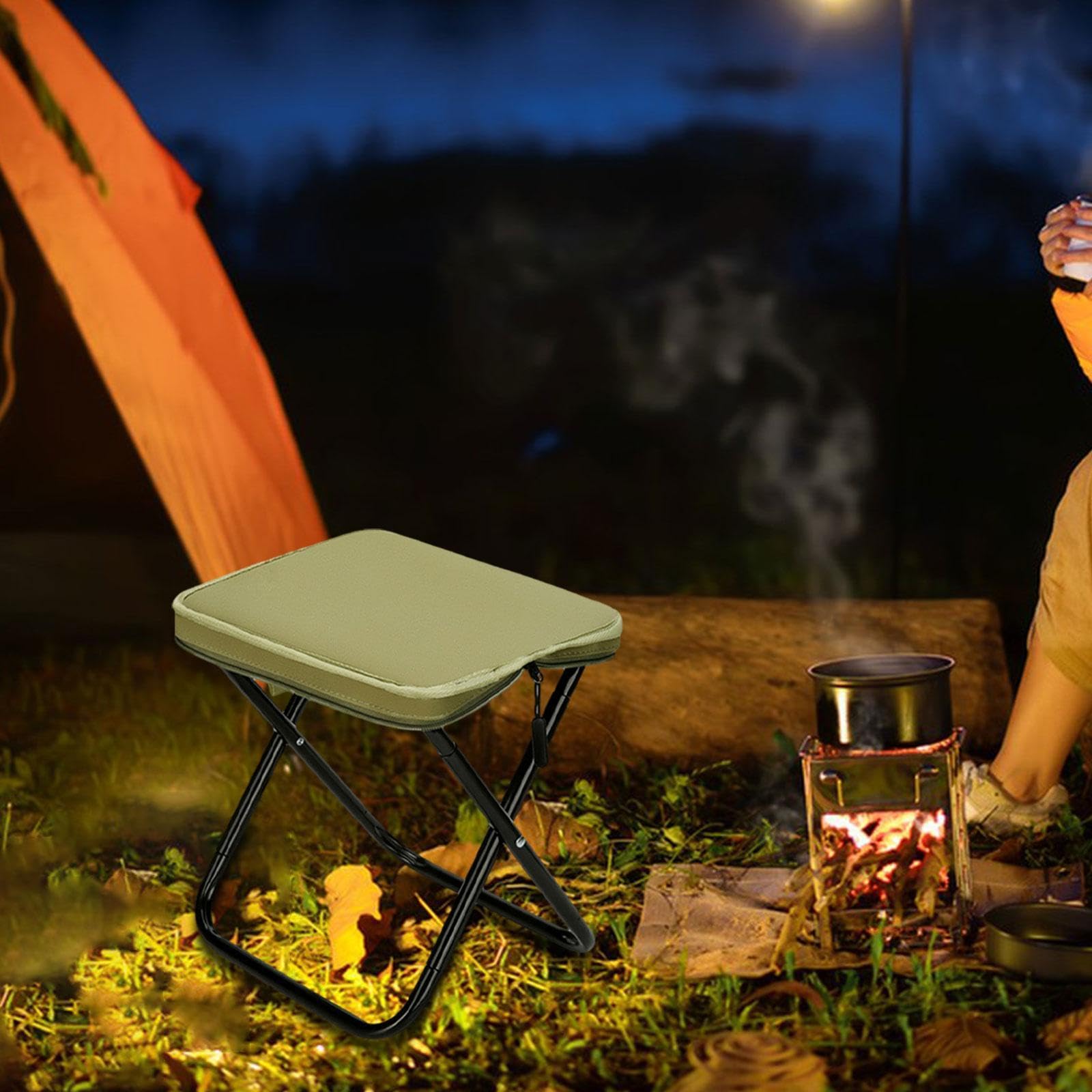 CAQYPVH Folding Stool Space Saving Picnic Chair Seat for Outdoor Sports Patio Travel