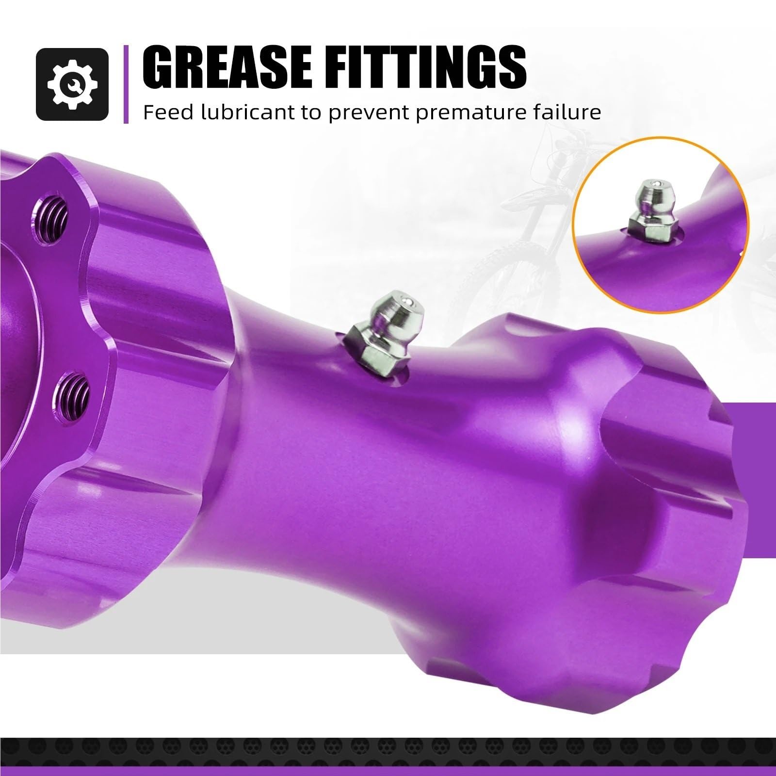 motocykla Wał na Pasuje do Surron Light Bee X, środkowego wału napędowego, koła pasowego wtórnego Sur-Ron S, roweru elektrycznego Segway X160 X260(Purple Set)