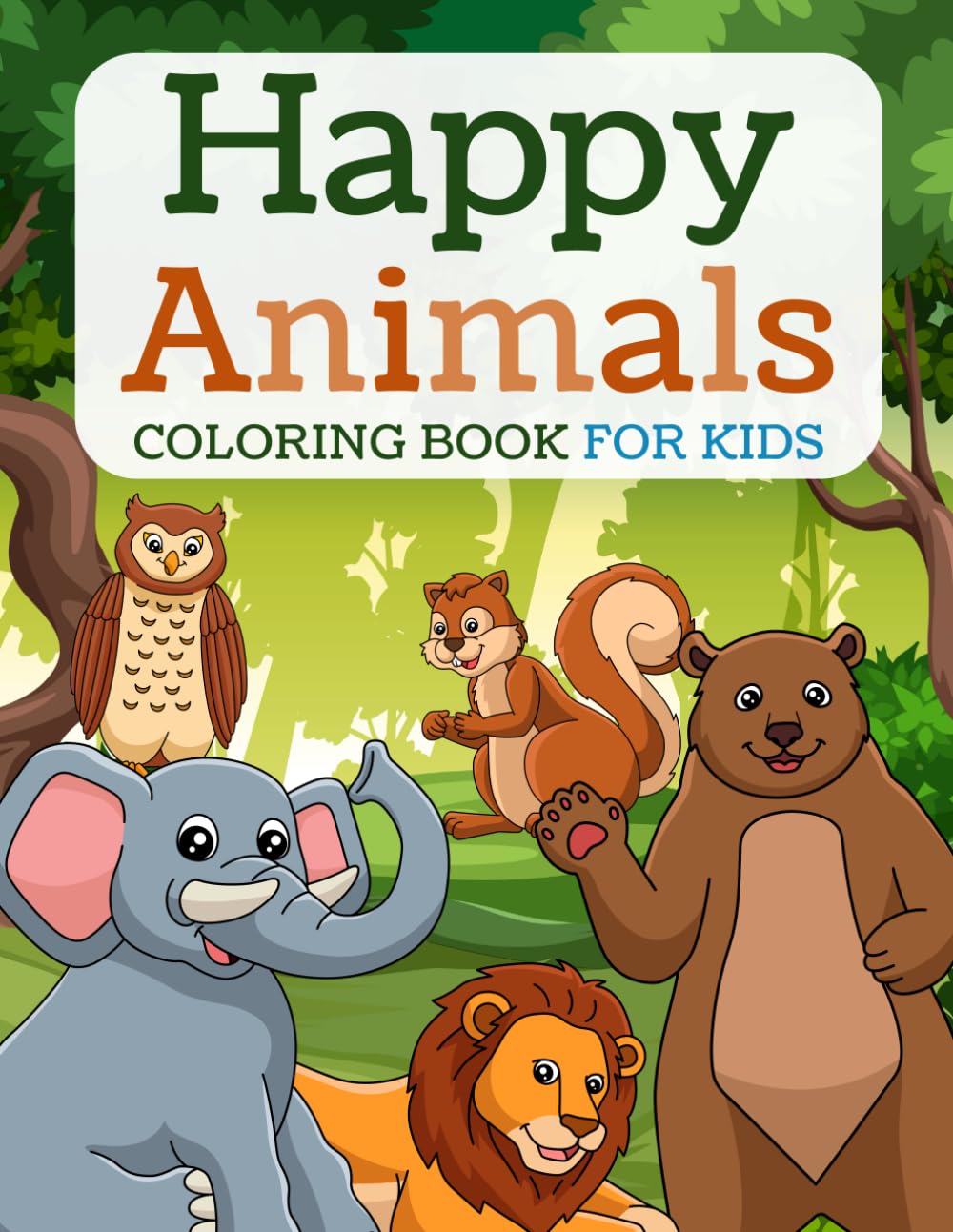 Farm Animals Coloring Book for Kids (Coloring books for kids)